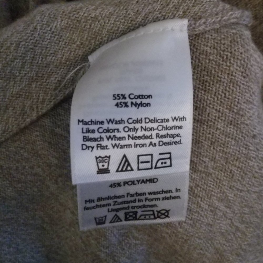 Eddie Bauer Cotton Knit Open Handkerchief Cardigan XS - Picture 7 of 8